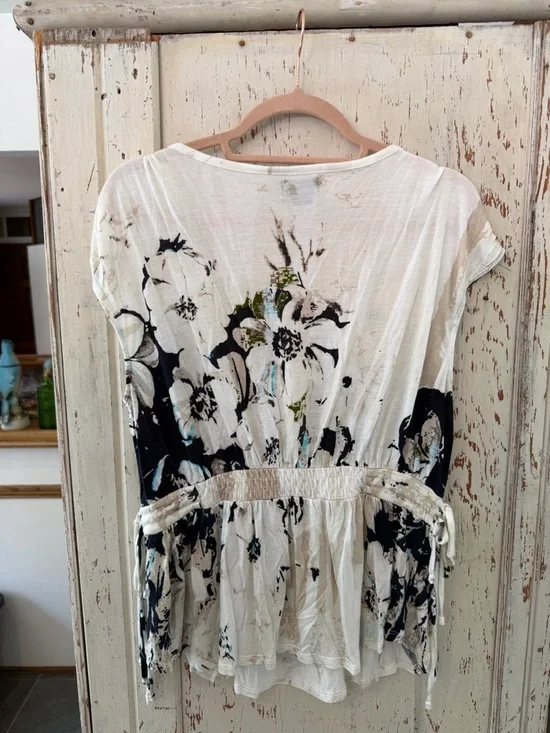 ANTHROPOLOGIE DELETTA ROSA RUGOSA TOP - Picture 3 of 5